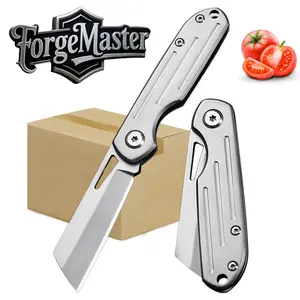 EDC pocket folding knife multifunctional outdoor  stainless steel fruit knife high hardness utility knife handmade knives outdoor camping gadgets Christmas gift edc men Portable Folding Camping Knife Multi-Purpose Outdoor Folding Knife Steel Sod Knife