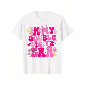 In My Double Digits Era 10 Year Old 10th Birthday Girl Retro T-Shirt (3-13Y)