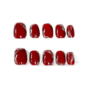 VOILEEDENAILS/MIE11/12-Press On Nails - Long or Short Nails Available in Various Colors and Styles