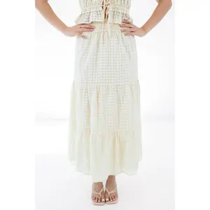 Nothing To Add Midi Skirt - Cream