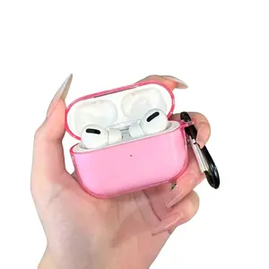 Transparent Bluetooth-compatible Earphone Case with Climbing Buckle, Multi-Use Compatible with Apple 2nd Gen Pro, Protective Cover, Audio, Protection