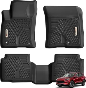 YITAMOTOR Floor Mats Compatible with 2020-2025 Ford Escape (NO Hybrid), Custom Fit Floor Liners 1st & 2nd Row All Weather Protection
