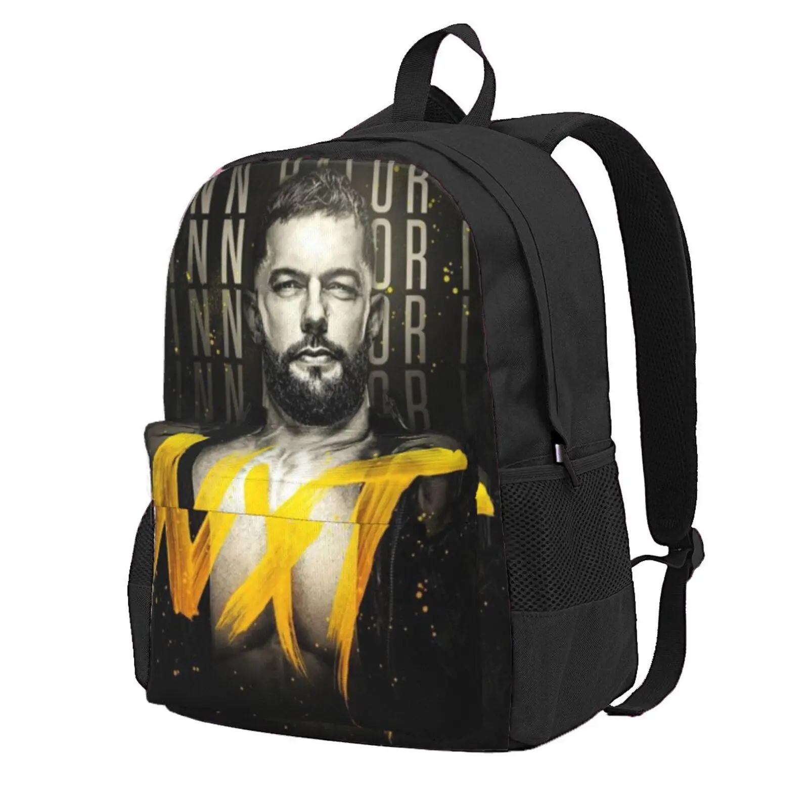WWE School Backpack for Kids LA Knight Lightweight Durable Bookbag wwe merch Great Back to School Gift with Adjustable Chest Straps for Elementary & Middle School