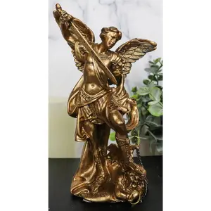 Ebros Bronzed Greek Christian Church Archangel Of The Angelic Council Statue 5"H
