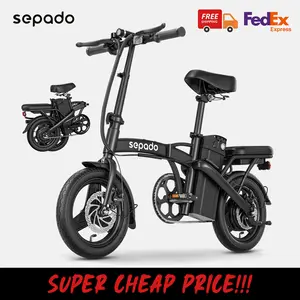 Folding Electric Bike for Adults,750W Peak Motor,20mph Speed,36V Removeable Battery,40miles PAS Range,14 inch Compact Foldable Electric Bike,Folding ebike Adults for Riding Commuting