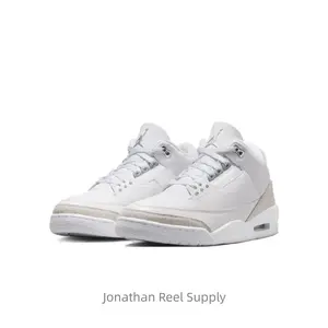 Silver Color Retro Mid-Top Shock-Absorbing Comfortable Anti-Slip Wear-Resistant Sports Shoes