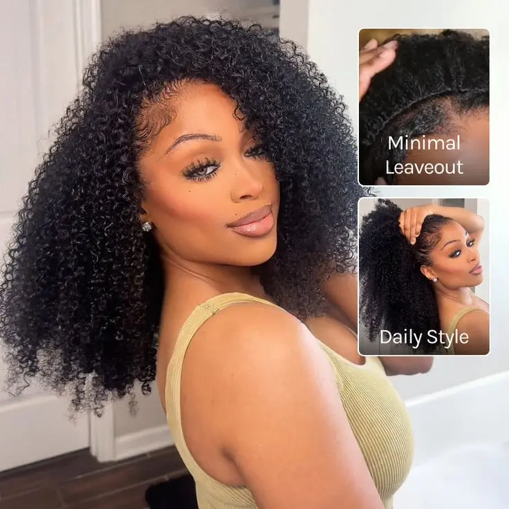 Half Wig Kinky Curly