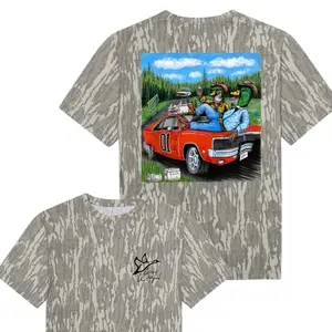 Combat Waterfowl Ducks of Hazzard Vol 2 - Short Sleeve Tee, Mossy Oak Washed Bottomland Mallard Tee, Hunting Shirt, Hunting Season Shirt