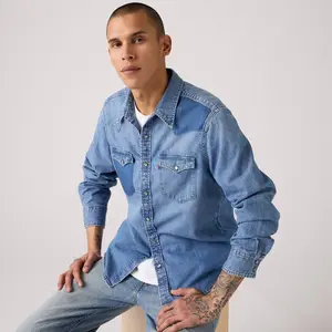 Levi's Men's Western Standard Fit Long Sleeve Button-Down Shirt