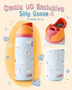 Owala Goosefy 32 oz Water Bottle – Cute Silly Goose FreeSip Tumbler