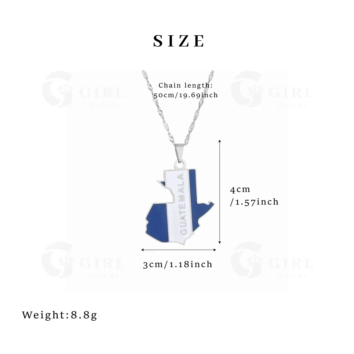 G-Guatemala（Silver-Color）