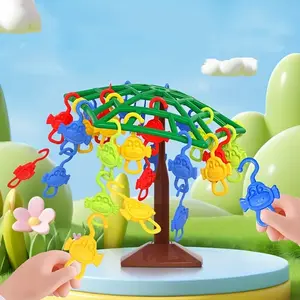 Monkey Balance Tree Game for Kids, Stem Physics Learning Toy, Educational Stackable Board Game with 40 Monkeys, Hand-Eye Coordination Training