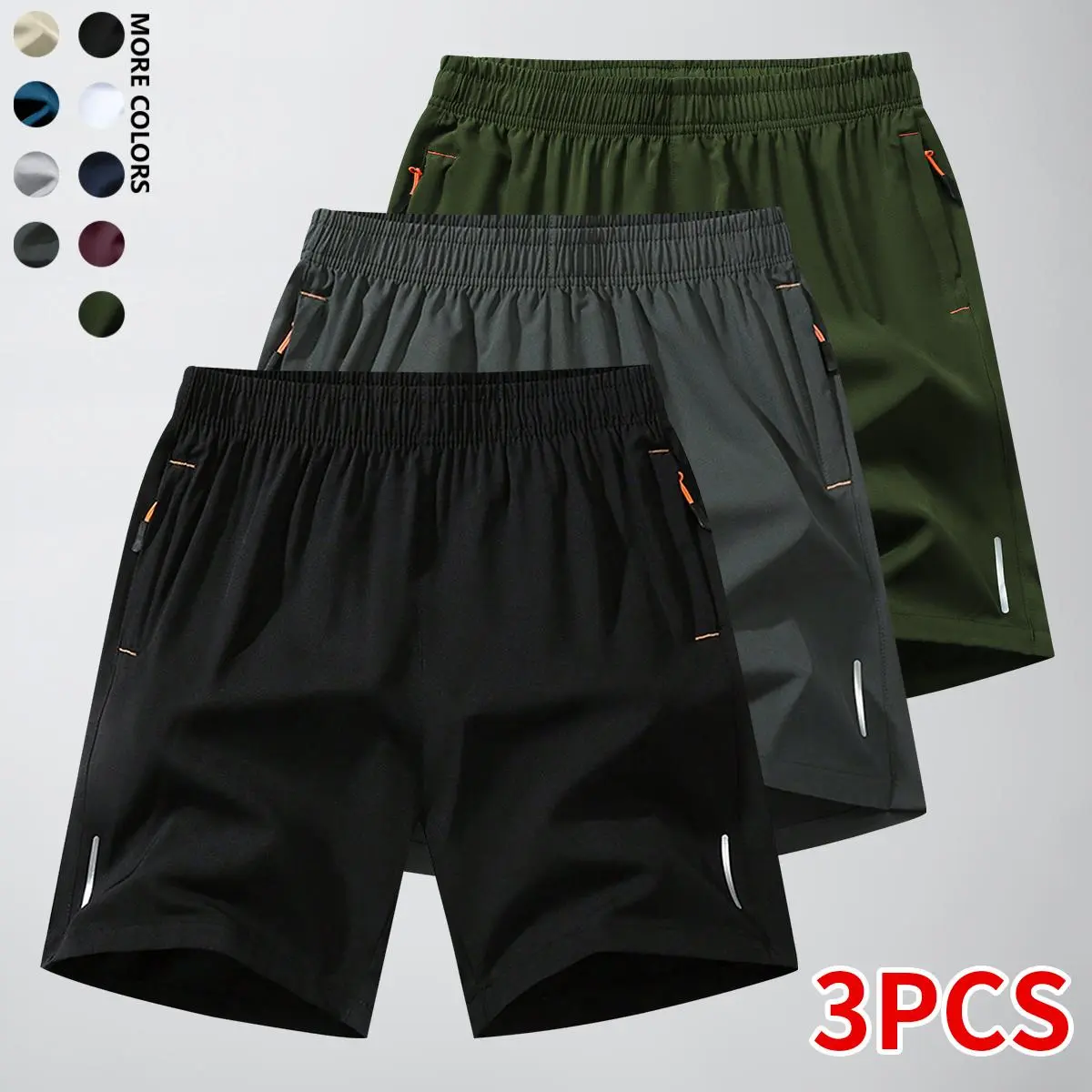 Black + Dark Gray + Army Green