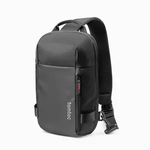 tomtoc Compact EDC Sling Bag, Minimalist Chest Shoulder Crossbody Bag for 11 inch iPad Pro M4/ iPad Air M2 2024, Nintendo Switch OLED