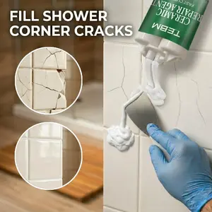Durable ceramic repair adhesive, environmentally friendly ceramic filling sealant, non yellowing flexible, waterproof, suitable for building and home decoration repair, Hydrophobic sealant