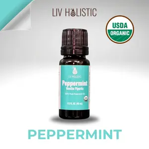 Peppermint Oil 100% Pure Essential Oil 16 FL OZ (500 mL) for Aromatherapy, Wellness, and Therapeutic Solutions