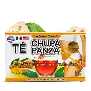GN+Vida Ultimate  Tea Trio - 3 Pack Te Chupa Panza, Pinalim & Chupa Panza Gold Premium Herbal Tea