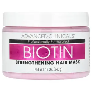 Advanced Clinicals Biotin, Strengthening Hair Mask, 12 fl oz (340 ml)