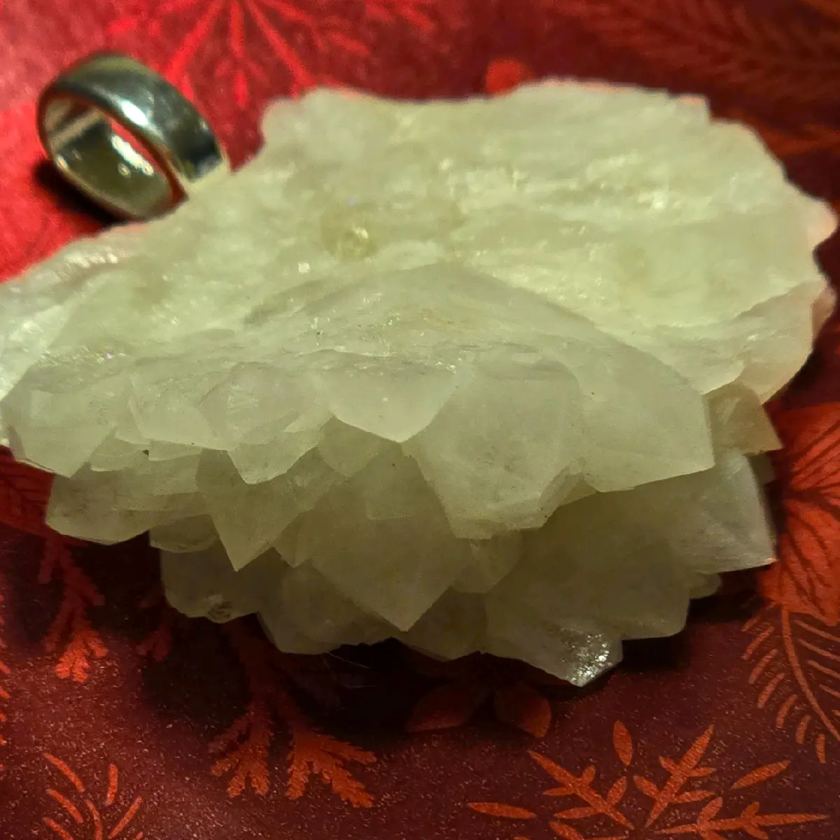 Raw Quartz Crystal Cluster Pendants U.S.