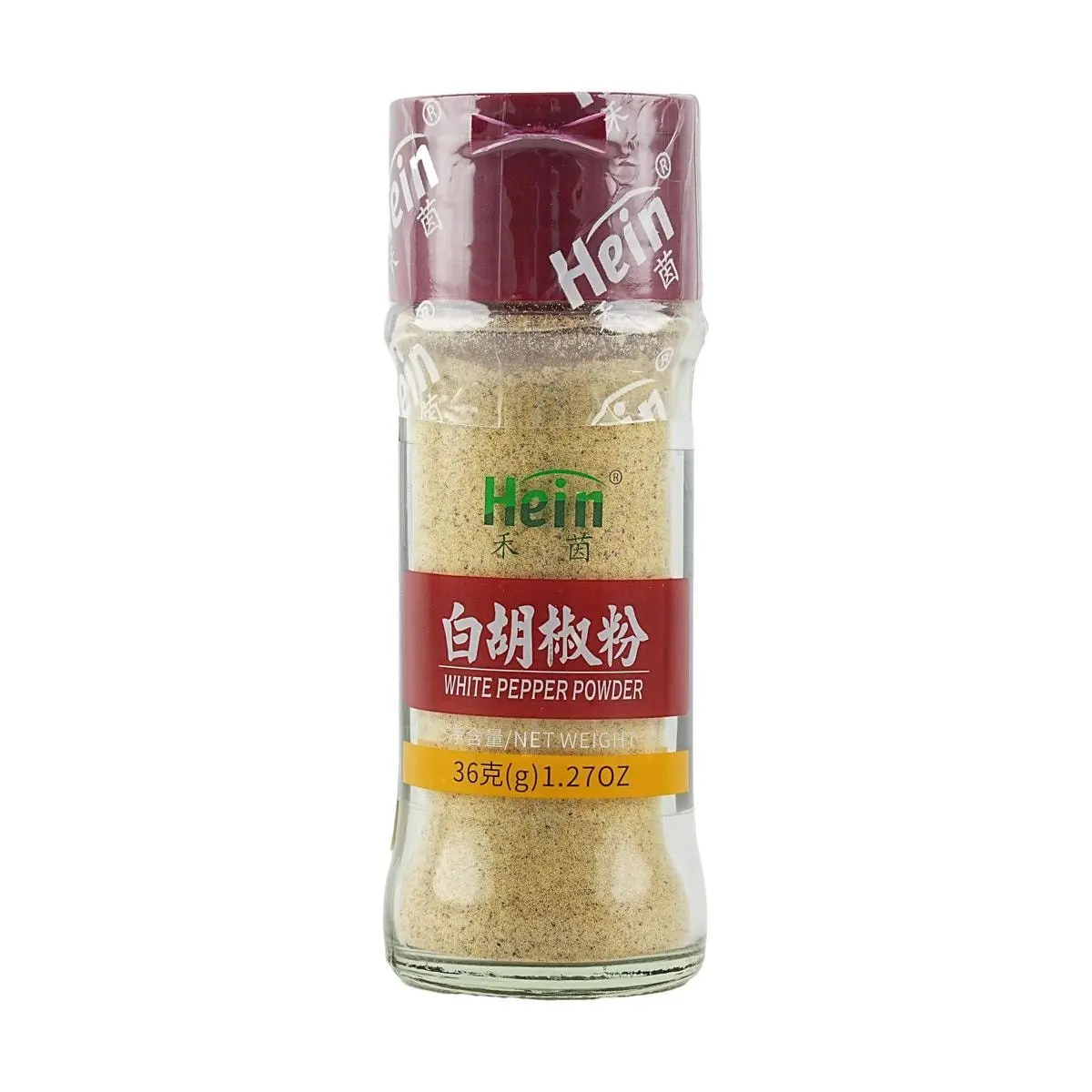 HEIN Premium Ground White Pepper Powder 36g - Authentic Sichuan Flavor, Culinary Spice for Cooking & Seasoning