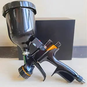 Clear Coat Design Digital Gauge 1.3mm 600ML Hvlp Instrument Spray Gun for Car Painting, High-Performance Automotive Tool