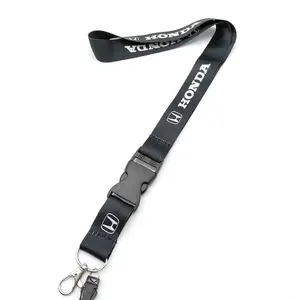 Nylon Printing Emblem Style Keychain, Compatible with Honda & Acura Models, Durable Design, Perfect Gift for Car Enthusiasts