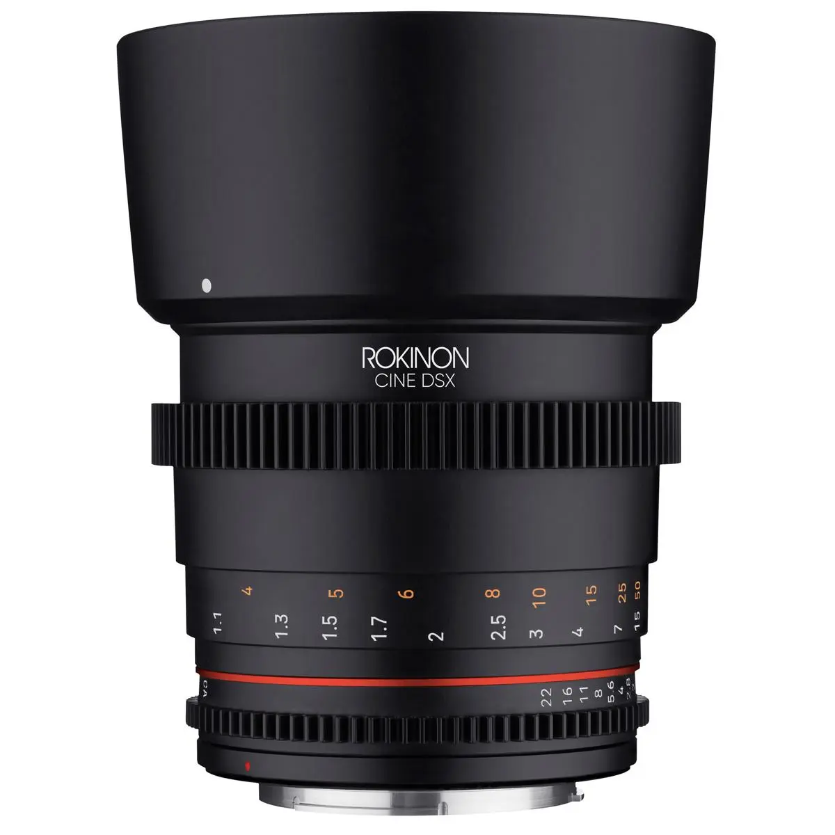 Rokinon 85mm T1.5 Cine DSX Compact Manual High-Speed Lens for Fuji X, Ideal for Filmmakers