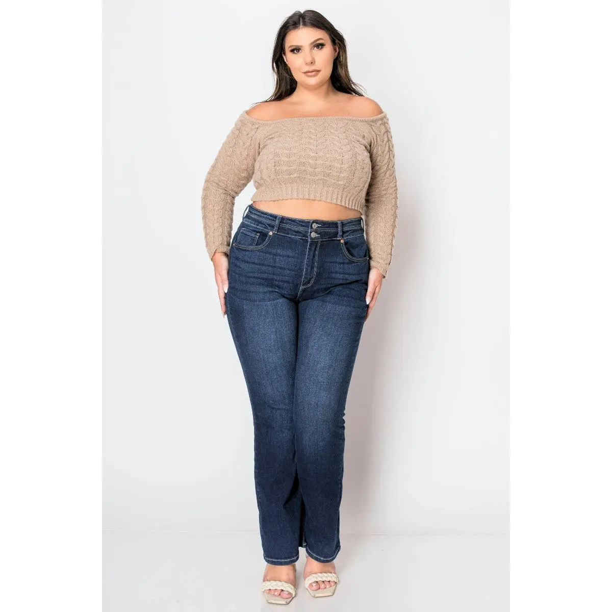 Plus Corset Julia High Rise Bootcut Jeans