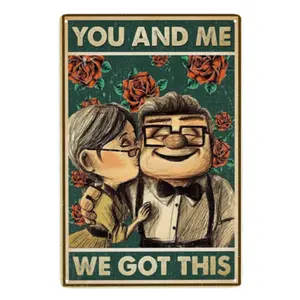 DISNEY CLASSIC You And Me We Got This Mother's Day Metal Tin Signs Easter Bar Pub Family Cafe Signs Men Cave Best Gifts For Valentine's Day Friends Family Novelty Signs Wall Decor