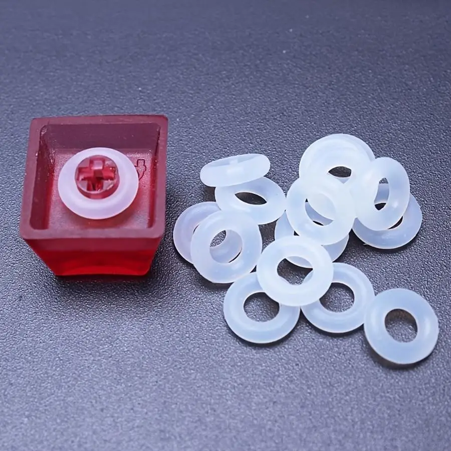 Rubber O Ring Keyboard Switch Seal Dampeners, 150 Counts Silent Rings Keycaps Sound Dampeners for Cherry MX Keyboard, Keyboard Damper Replacement Nois