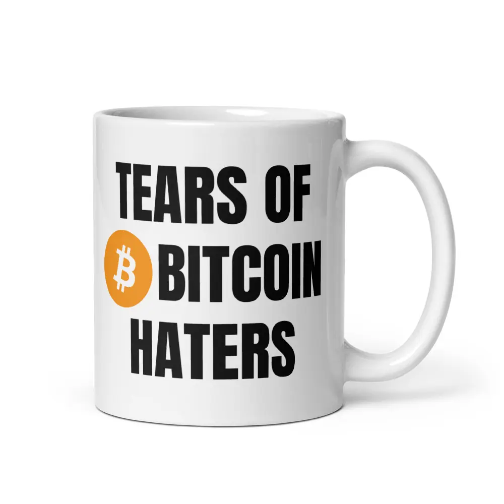 Tears of Bitcoin Haters Mug | BTC Coffee Mug