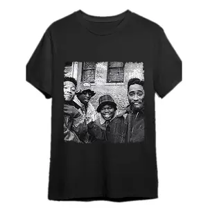 [90old Funny Men's T-shirt] Juice 90old-JUICE 90-t-shirt 338288   funny men's short sleeve printed T-shirt series, black PR