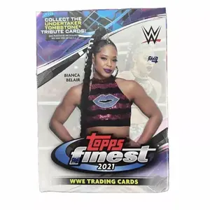 2021 Topps Finest WWE Wrestling Cards 7 Pack Blaster Box Sealed - Undertaker sportcards for collectible sport trading card sports collectibles