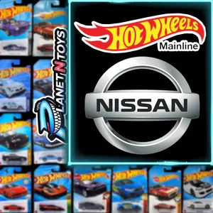 Hot Wheels Nissan Mainline Diecast Cars (Assorted 1:64,maxima,skyline,250z)