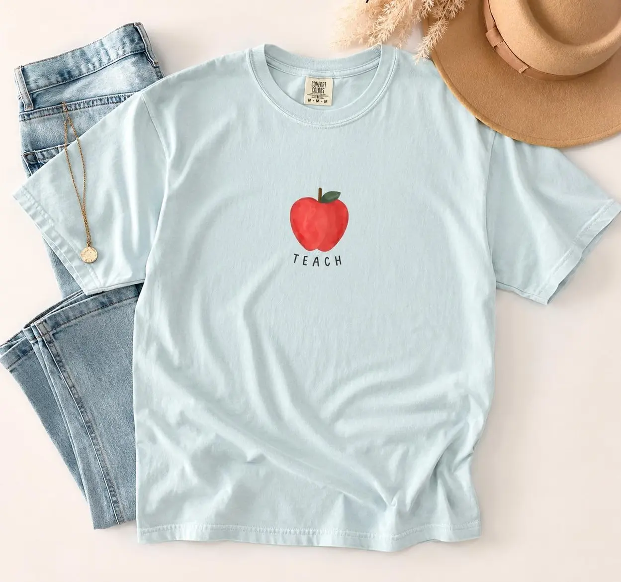 Comfort Colors Teach Teacher T-shirt Elementary Teacher Retro Teacher Tee Teacher Appreciation Gift Educator - TrendWear USA