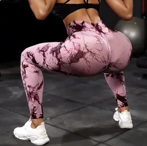 High-Waisted Tie-Dye Yoga Leggings - 2023 Fitness Collection