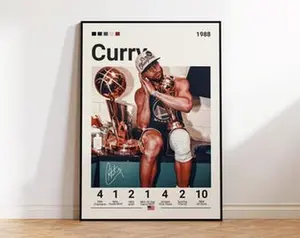 Steph Curry Poster, Warriors Print, Steph Curry Fan Gift, Basketball Gifts, Black Mamba Tribute, Basketball Poster, Sports Bedroom Print