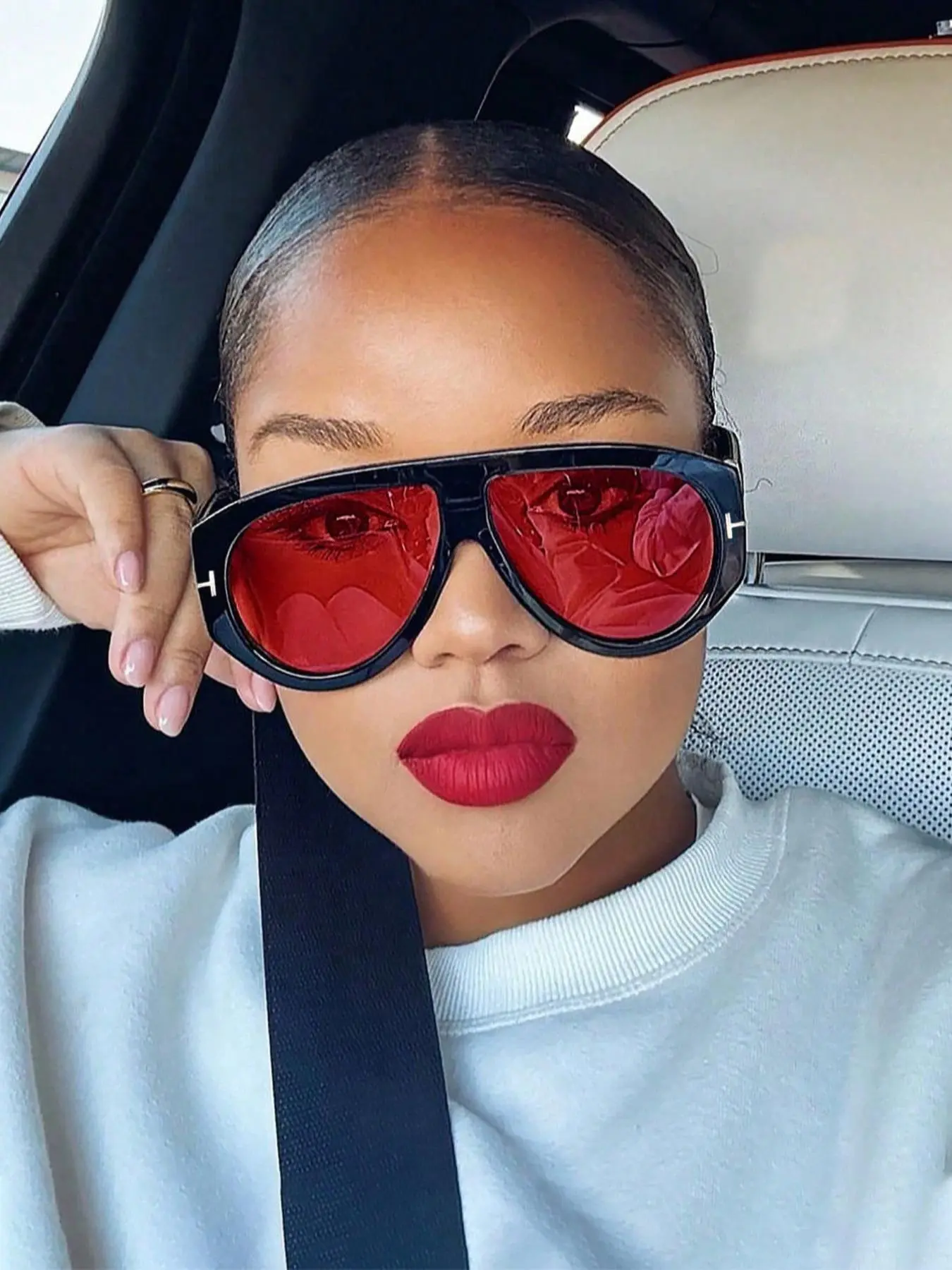 Unisex Street-Style Sunglasses, Trendy Casual Shades for Travel and Outdoor Activities, Fashion Accessories