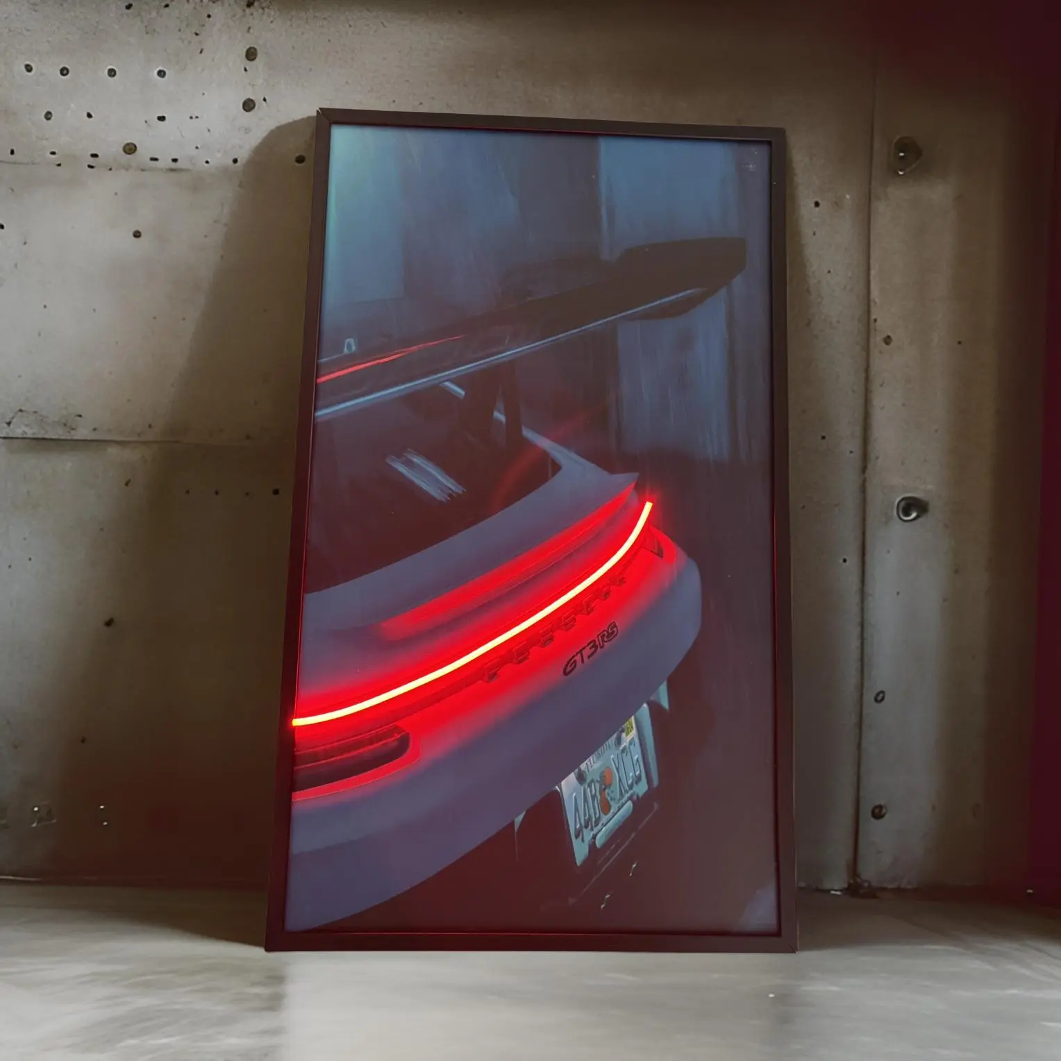 LED Light-Up Car Poster: Perfect Gift for Car Enthusiasts