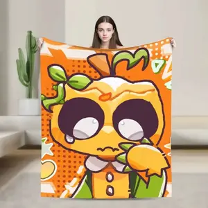 Dandys World Halloween Blanket Ultra Soft Flannel Cozy Warm Bedroom Couch Sofa Office Travel Throw Bedspread Decor Decorative Throw Perfect Birthday Gift Christmas Gift Halloween Gift for Kids Teens Adults Fans Spooky Game Style