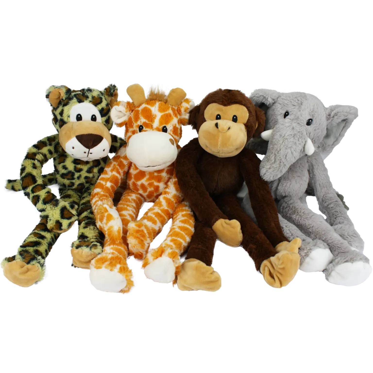 Multipet Swingin' Safari Assortment - Assorted Animals 19"