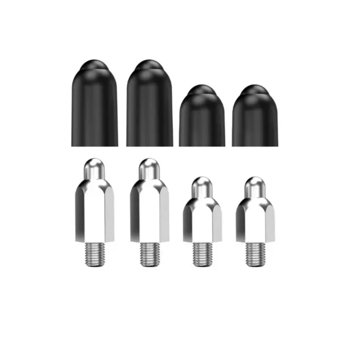 Long & Short Silicone Caps and Metal Prongs