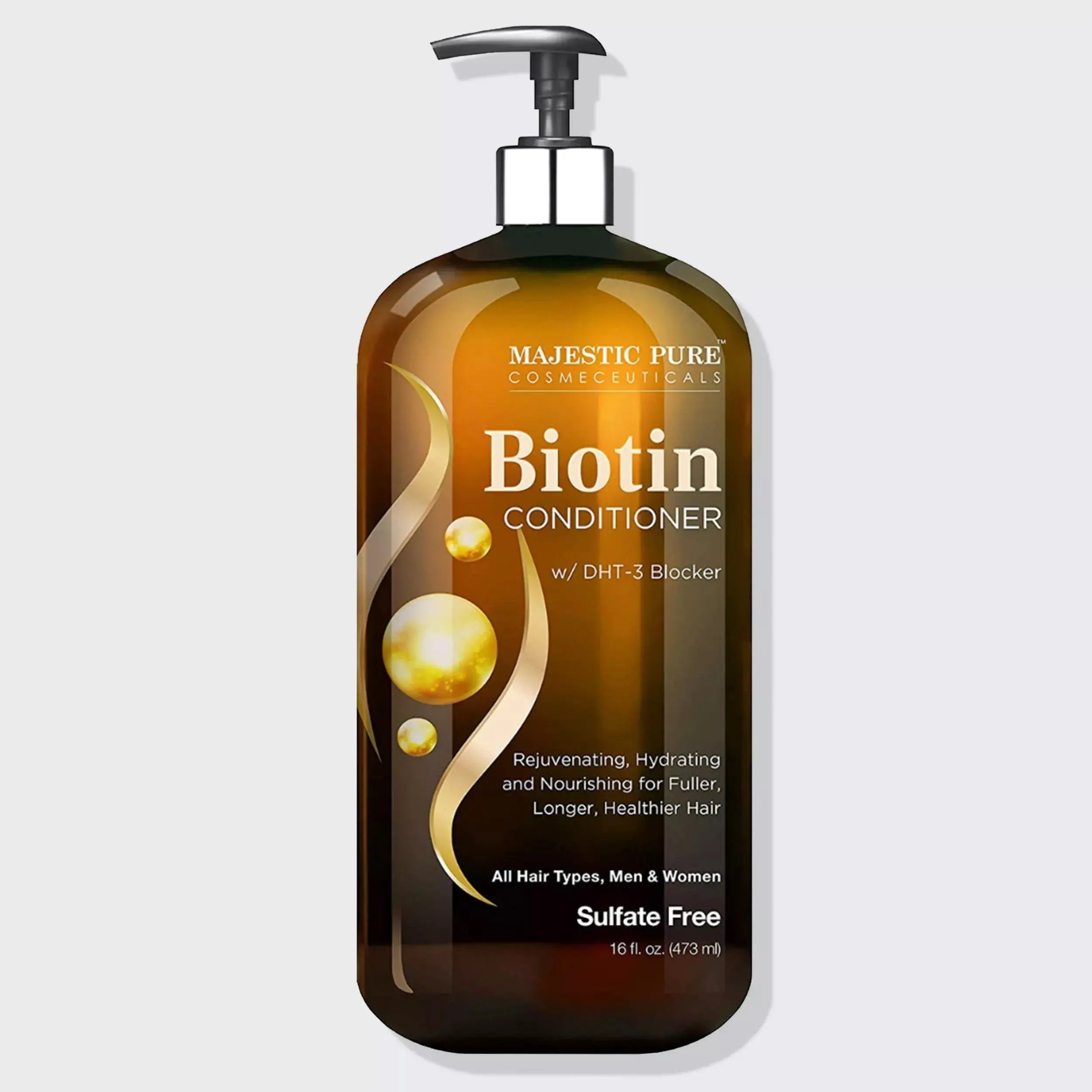 Biotin Haircare Liquid Conditioner with Rosemary Oil, Castor Oil - Advanced Hydrating Formula, 16 fl oz