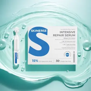 SKINERSE Intensive Repair Serum – Anti-Aging & Hydrating Face Serum with Hyaluronic Acid, Reduce Fine Lines, 30pcs Skincare Moisture Moisturizing