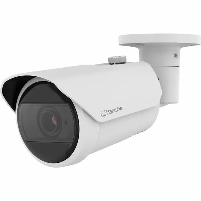 Hanwha QNO-C8083R 5MP Color Bullet Network Security Camera, White (QNOC8083R)