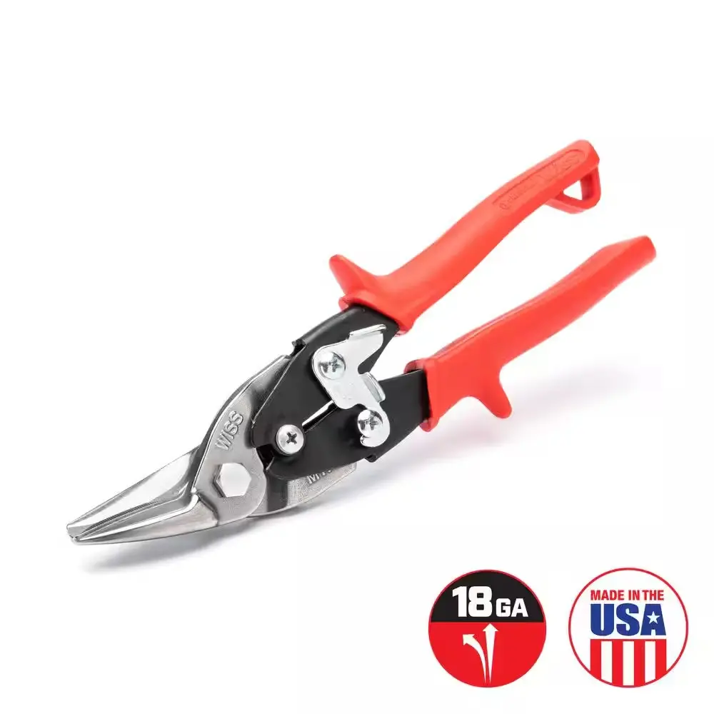 Wiss 9-3/4 in. Compound Action Straight and Left Cut Aviation Snips Wiss 9-3/4 in. Compound Action Straight and Left Cut Aviation Snips
