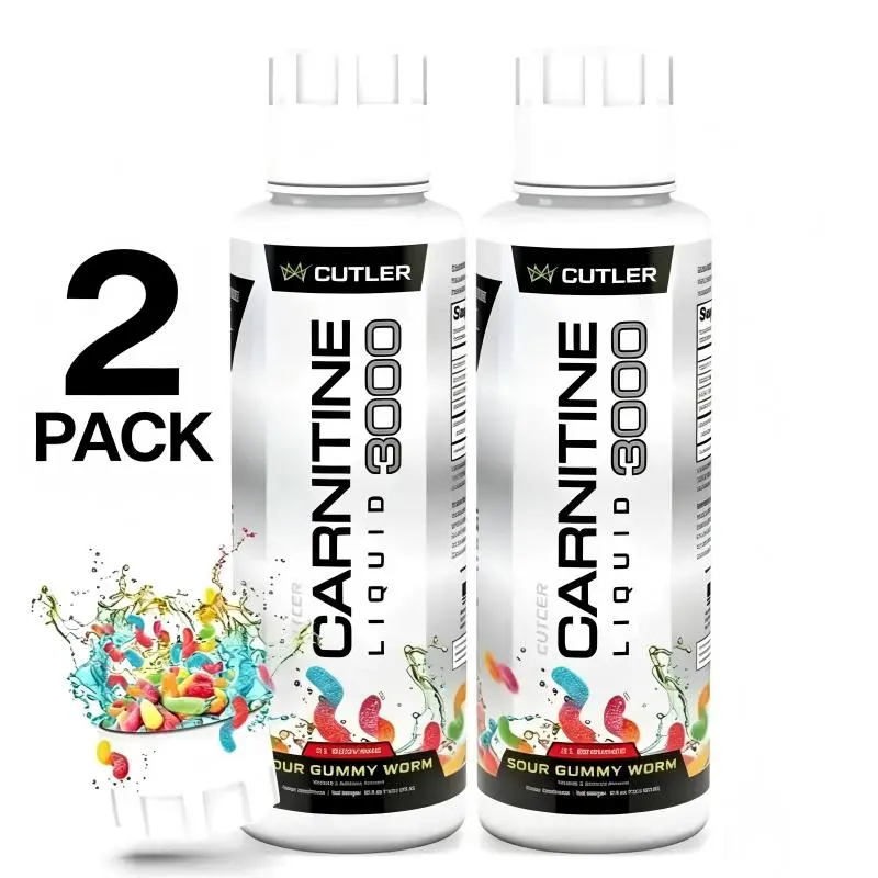 Cutler Nutrition Liquid Carnitine 3000 for Energy and Recovery Support Dietary Fitness Supplement Edible Healthcare Vitamin