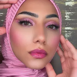 Instant Hijab For Women | Head Wrap100% Cotton Rib Headscarf | Easy to Wear Hijabs with Metal Pin Muslims Modesty