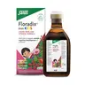 Floradix Iron Kids - Liquid Iron & Vitamin Formula - Children's Supplement with C & B Vitamins - Vegan - Raspberry-Vanilla Flavor - 8.5 fl oz