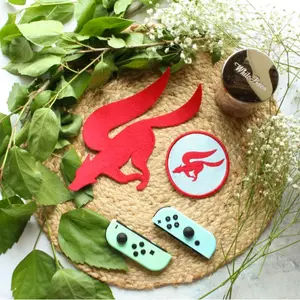 Star Fox Jacket Iron-On Patches | Fox McCloud | Cosplay | Retro | Gamer Gifts | Video Game Gifts | Sew-On Patches | 10" x 5" and 4" x 4"